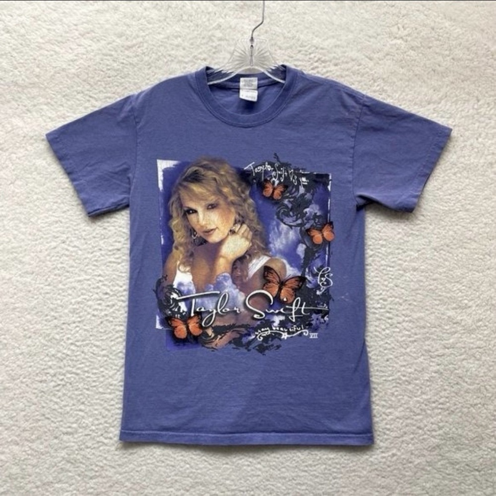 Vintage Taylor Swift T-Shirt Small Oceana Debut Promo Concert Tour Merch
